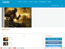 Tablet Screenshot of lisste.com